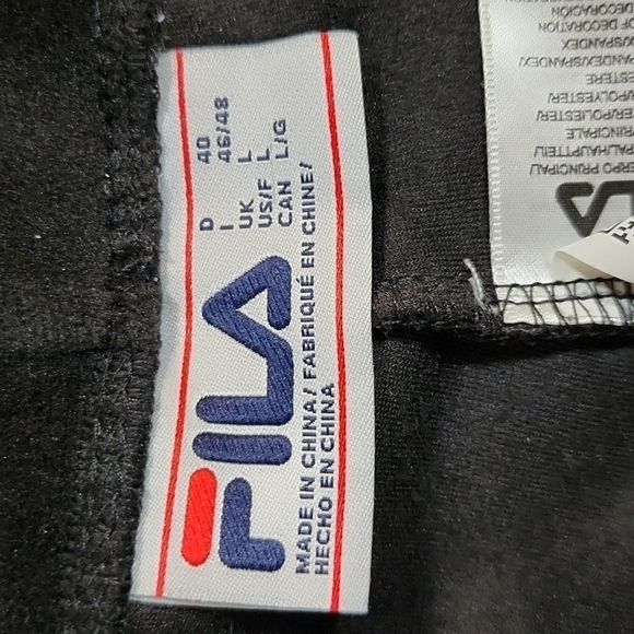 ♥️fila leggings size L velvet - Picture 7 of 9